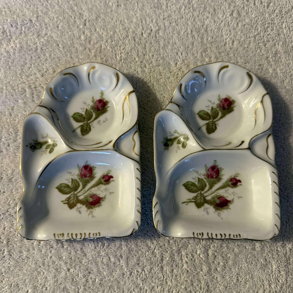 Norcrest White Red Rose Fine China Serveware One Size